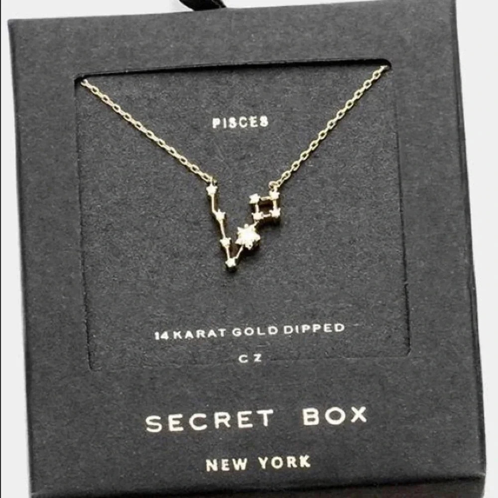 Pisces 14k gold dipped necklace - Astrology Zodiac